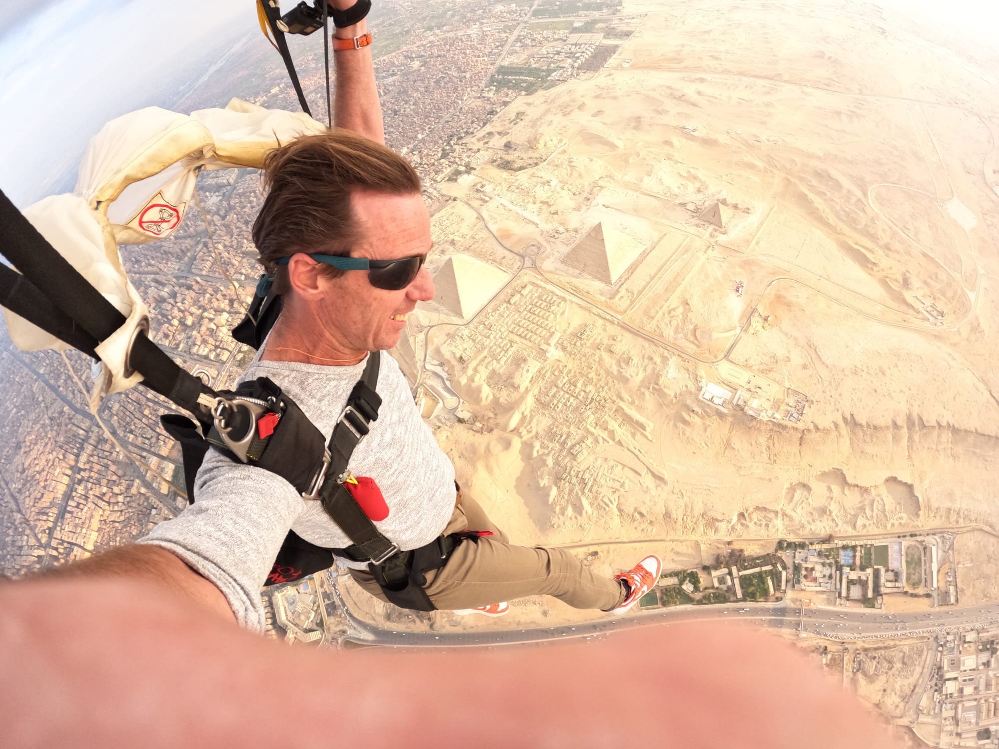 Skydiving show photo