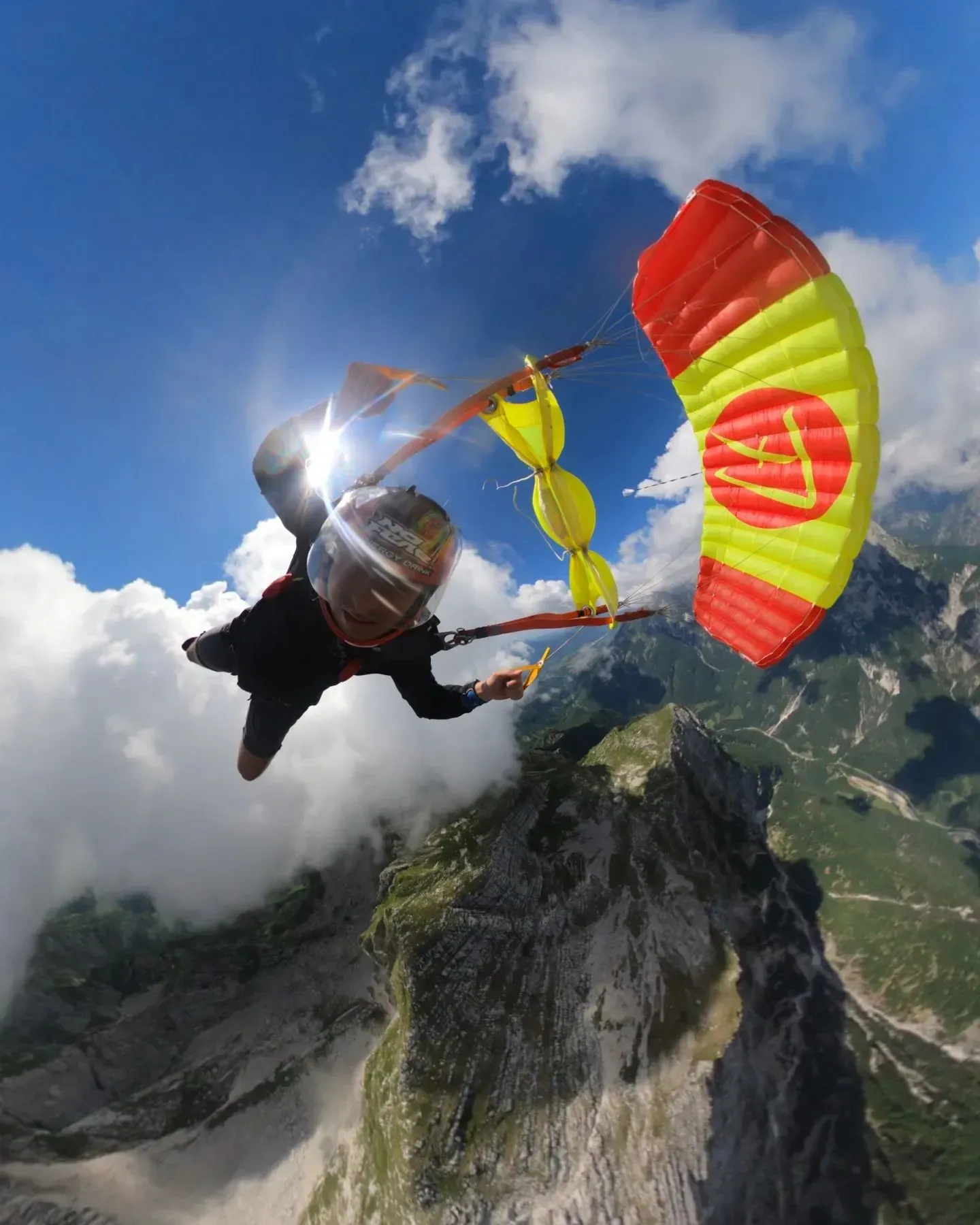 Skydiving show photo